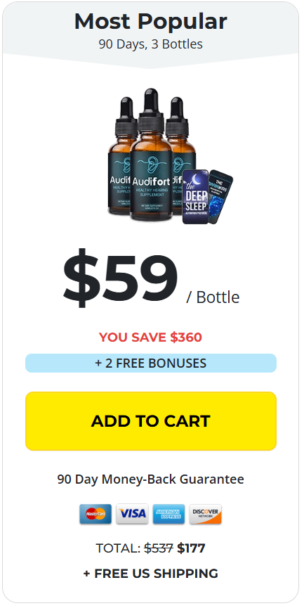 Audifort - 3 Bottles